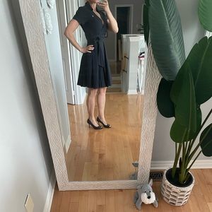 DVF black dress size 6